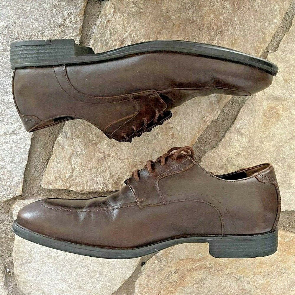 Johnston & Murphy Mens Sz 9 M Brown Waterproof XC4 System Dress Shoes